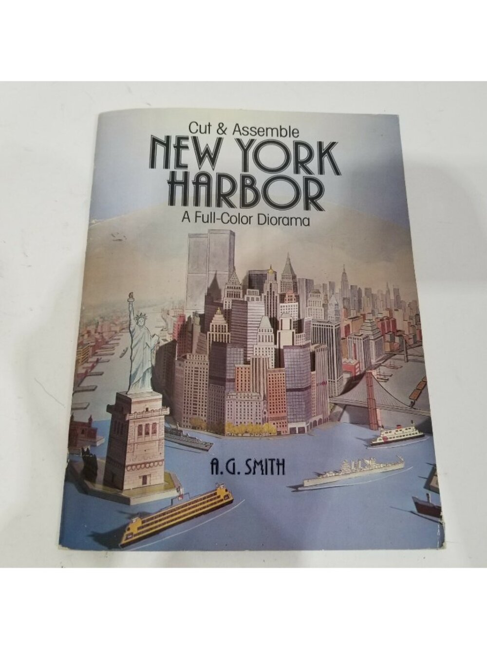Cut and Assemble New York Harbour Full Color Smith Albert G Paperback Sky UNCUT